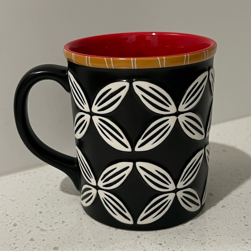 Vintage 2008 Starbucks Limited Edition Rare Black Bone China Mug